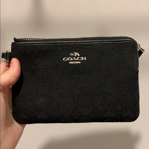 NWOT black Coach wallet